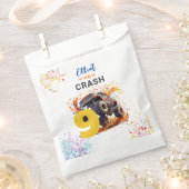 Klaar om een monstervrachtwagen te crashen bedankzakje (Geknipt)