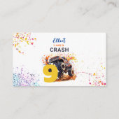 Klaar om een monstervrachtwagen te crashen informatiekaartje (Achterkant)