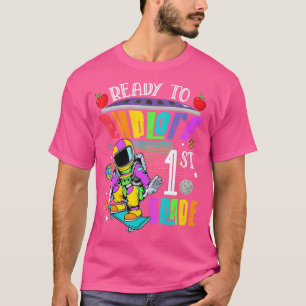 Klaar om eerst de eerste graad van het schaatsen A T-shirt