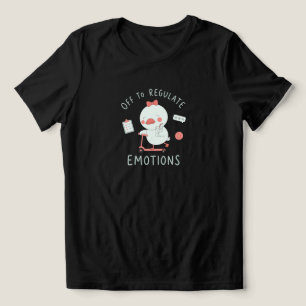 Klaar om Emoties te Reguleren Grappige Therapie Ee Tri-Blend Shirt