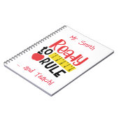 Klaar om heerser en Apple te regeren Notitieboek (Linkerzijde)