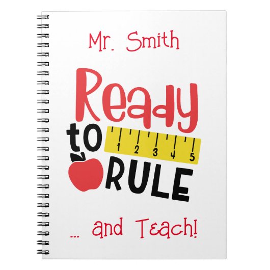 Klaar om heerser en Apple te regeren Notitieboek (Voorkant)