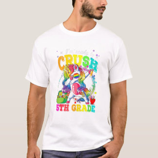klaar om het 5e leerjaar te verpletteren t-shirt