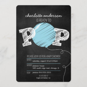 Klaar om het Blauwe Baby shower van de Jongen van Kaart