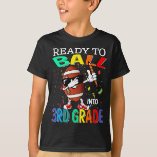 Klaar om in de 3e klas basketbal te spelen t-shirt