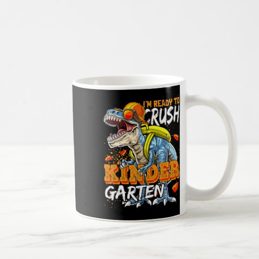 Klaar om kinderen naar school te brengen koffiemok (Rechts)