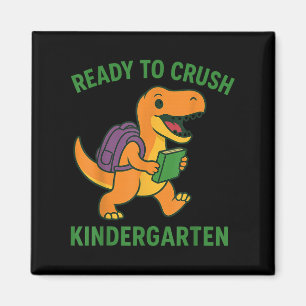 Klaar om kinderen naar school te brengen magneet