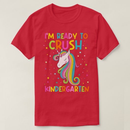 Klaar om kinderen naar school te brengen t-shirt (Design voorkant)