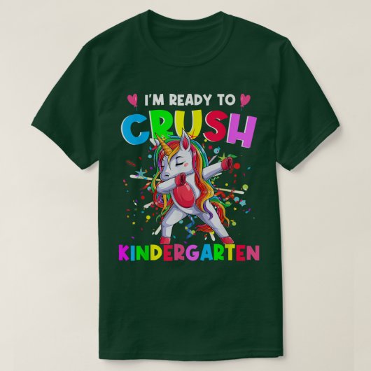 Klaar om kinderen naar school te brengen t-shirt (Design voorkant)