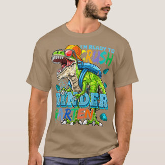 Klaar om Kindergarten Dinosaur terug te brengen na T-shirt