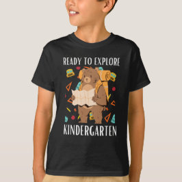 Klaar om kleuterschool te verkennen t-shirt