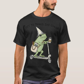 Klaar om les te geven Grappige kikker voor leraren T-shirt