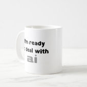 klaar om met ai om te gaan koffiemok (Voorkant links)