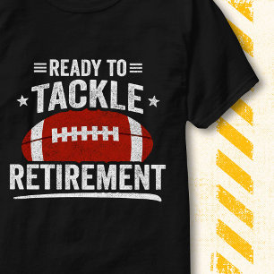 Klaar om met pensioen te gaan Voetbal Grappig Gepe T-shirt