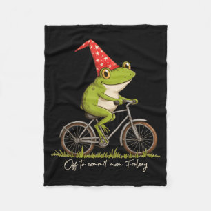 Klaar om moeder domheid uit te halen Grappige kikk Fleece Deken