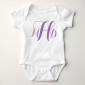 Klaar om Monogrammed Mode van de Baby aan te passe Romper (Voorkant)