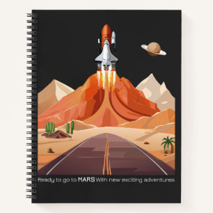 Klaar om naar Mars te gaan Notitieboek