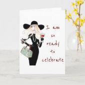 ** KLAAR OM "ONS" TE VIEREN OP "ONS JUBILEUM" KAART (Gele Bloem)