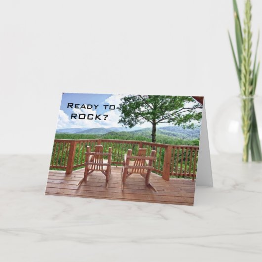 KLAAR OM OP 50 TE ROKKEN? KAART (Voorkant)