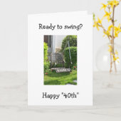 KLAAR OM OP JE "40e" MARIENDELIJKSE "SWING" TE STA Kaart (Gele Bloem)