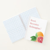 Klaar om opnieuw te beginnen notitieboek (Binnen)