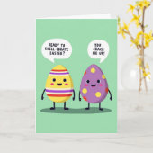 Klaar om Pasen te vieren kaart (Gele Bloem)