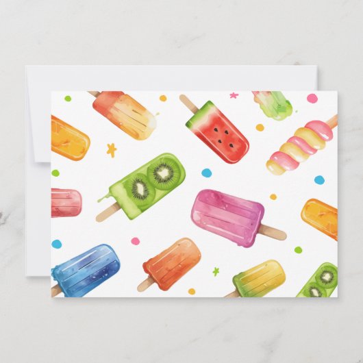 Klaar om Pop Baby shower Familietradities Kaart (Achterkant)