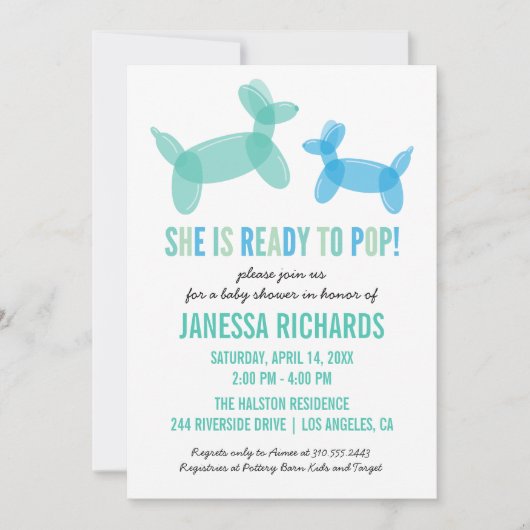 Klaar om Pop te maken van piepende babyschoeiselui Kaart (Voorkant)