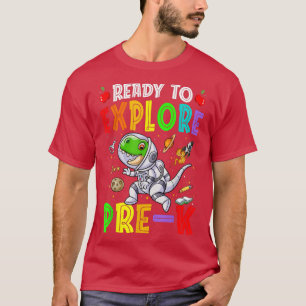 Klaar om Prek Astronaut T Re Dinosaur Boys te onde T-shirt