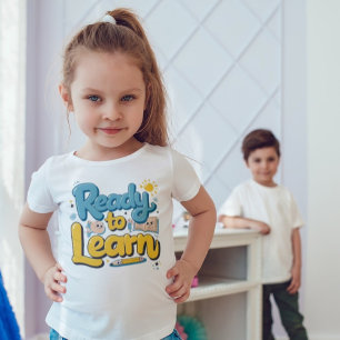 Klaar om Schattige leuk Back-to-School-ontwerp te  T-shirt