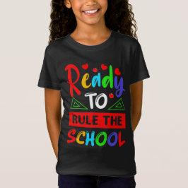 Klaar om school te besturen t-shirt