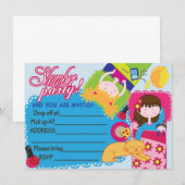 Klaar om Slumber-meiden te vullen met hun slaperig Kaart (Voorkant / Achterkant)