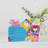 Klaar om Slumber-meiden te vullen met hun slaperig Kaart (Staand voorkant)