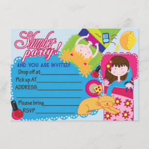 Klaar om Slumber-meiden te vullen met hun slaperig Kaart