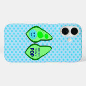 Klaar om te barsten Baby Boy Blue Erwt Case-Mate iPhone Case (Achterkant (horizontaal))