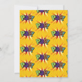 Klaar om te barsten Baby Shower Modern Comic Fun Kaart (Achterkant)