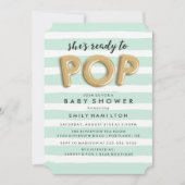 Klaar om te barsten | Baby Shower Uitnodiging (Voorkant)