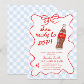 Klaar om te barsten Frisdrank Jongen Babyshower Kaart (Voorkant / Achterkant)