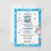 Klaar om te barsten Leuk en modern jongens babyfee Kaart (Voorkant)