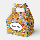 Klaar om te barsten Leuk modern stripverhaal babyf Bedankdoosjes (Achterkant)