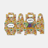 Klaar om te barsten Leuk modern stripverhaal babyf Bedankdoosjes (Uitgevouwen)