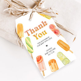 Klaar om te barsten Popsicle Baby Shower Favor Tag Cadeaulabel