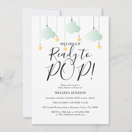 Klaar om te barsten Twinkel twinkel neutrale baby  Kaart (Voorkant)