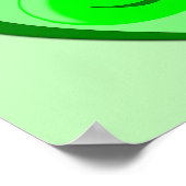 Klaar om te barsten Zwangere Groene Erwt Poster (Hoek)