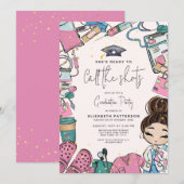 Klaar om te bellen Shots Nurse Graduation Party Kaart (Voorkant / Achterkant)