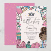 Klaar om te bellen Shots Nurse Graduation Party Kaart (Voorkant / Achterkant)