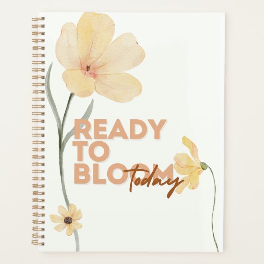 Klaar om te bloeien planner (Voorkant)