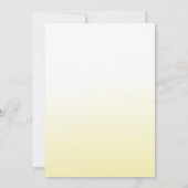 Klaar om te broeden Yellow Spring Chick Baby showe Kaart (Achterkant)