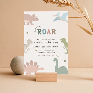 Klaar om te Brullen Baby Peuter Dinosaurus 2de Ver Kaart