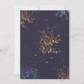 Klaar om te crashen monstertruck donkere verjaarda kaart (Achterkant)